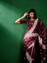 Womens Fashion Ethnic Wine Color Sarees-MLSHWSA1301WNE0ONE